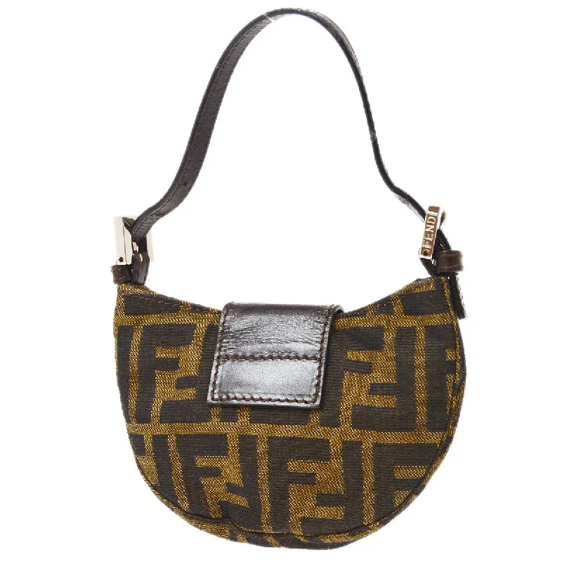 Fendi handbags with a beaded trim for a glamorous and eye - catching lookFENDI 1990s Zucca Micro Handbag ao32586