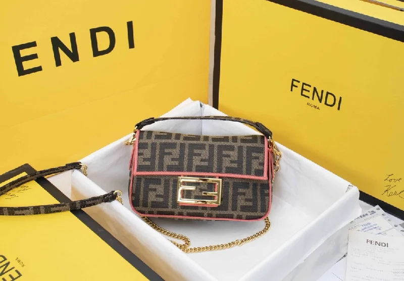 Fendi backpacks with a retractable handle for easy transportationEN   Designer bags by Fendi 163