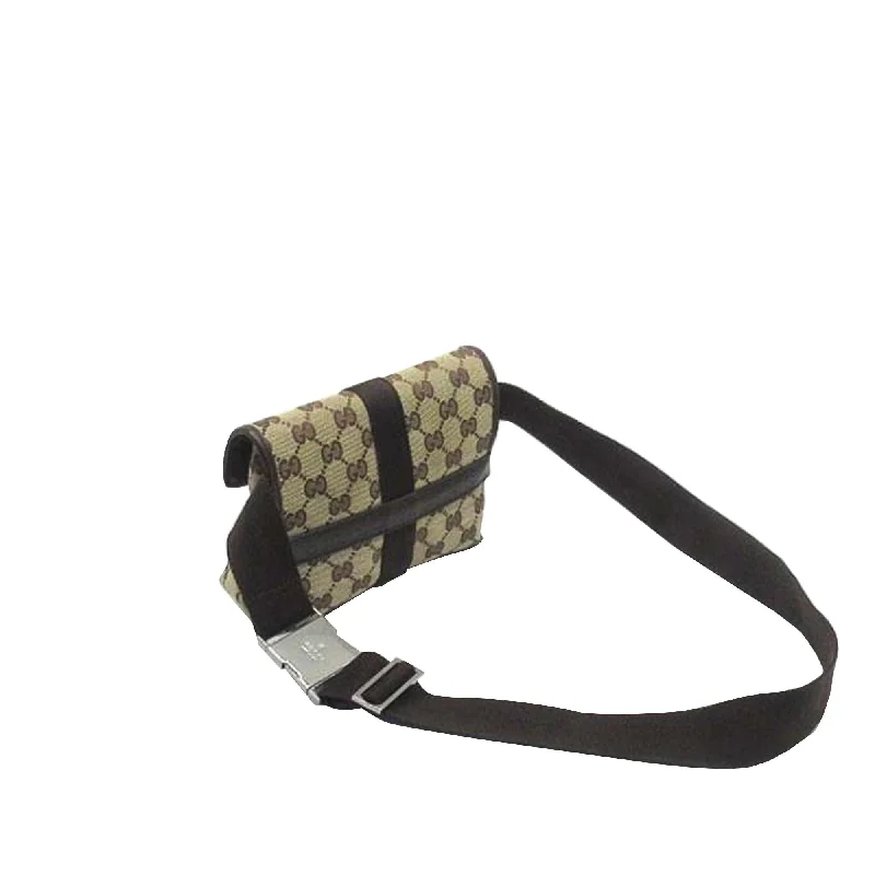 Gucci handbags for women with a metal - framed claspGucci GG Canvas Belt Bag (SHG-9lofpC)