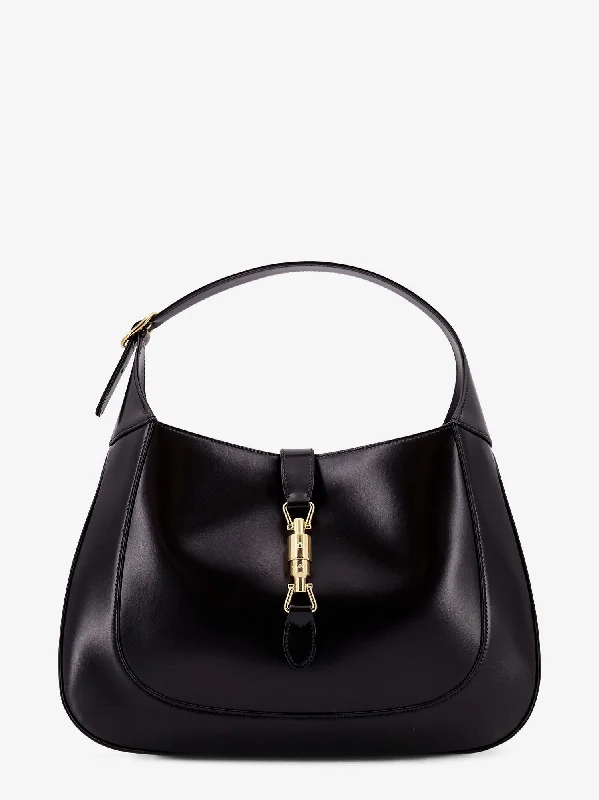 Women Gucci bags with a zip - around closure for securityGucci Woman Gucci Woman Black Shoulder Bags