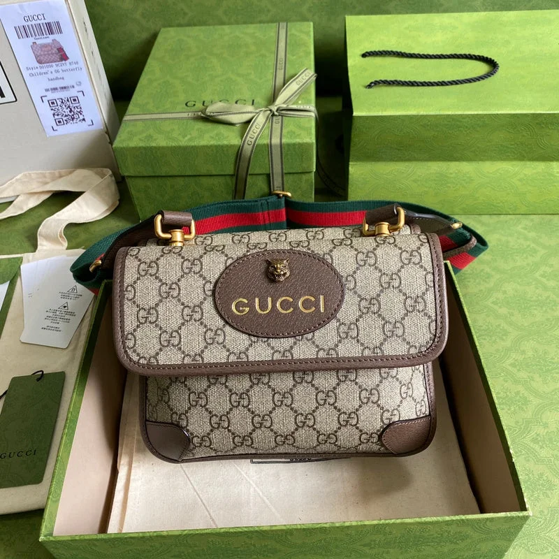 Women Gucci crossbody bags with a woven leather strapWF - Gucci Bags - 1365