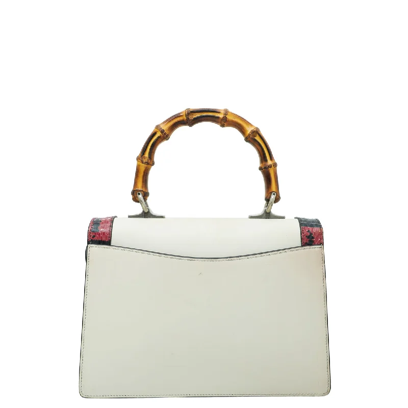 Women Gucci bags with a front - zip pocket for small itemsGucci Off White Multicolor Lilith Top Handle Bag