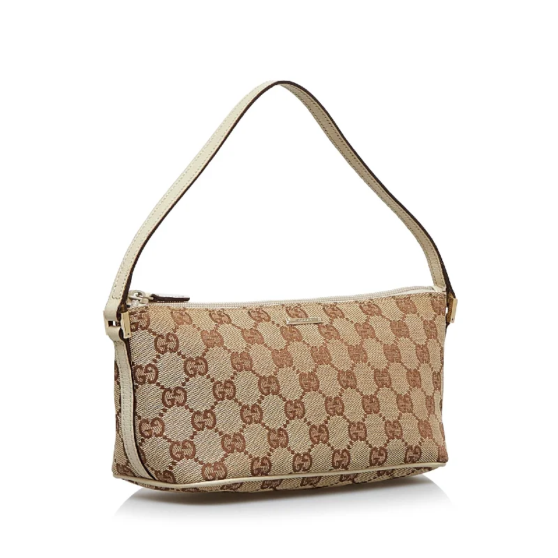 Small - sized Women Gucci shoulder bags for evening outingsGucci GG Canvas Boat (SHG-UBdC5O)