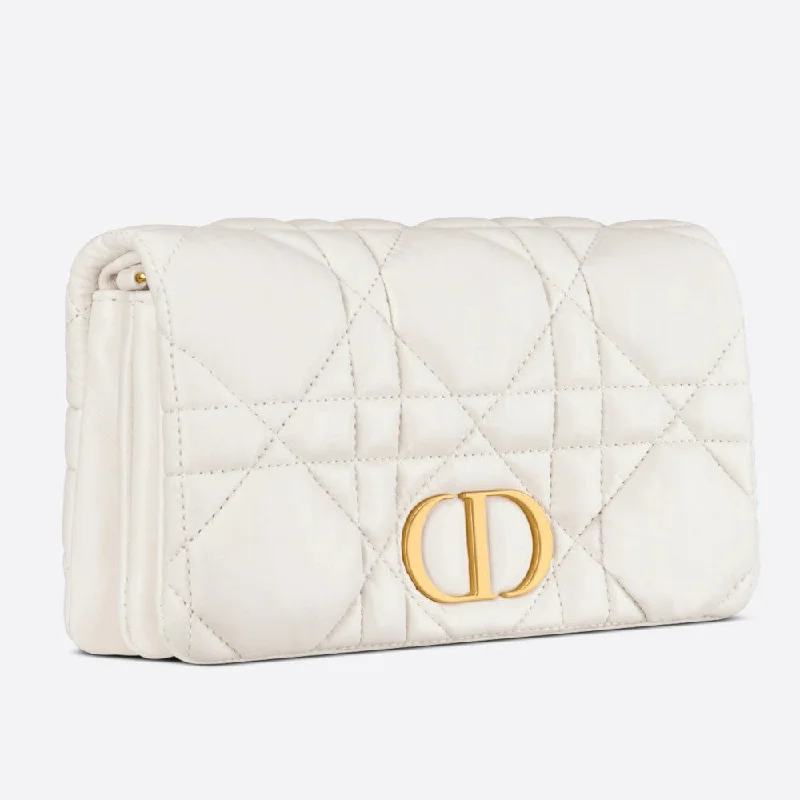 Christian Dior Saddle bags with a studded trim for a bold lookMINI DIOR CARO MACROCANNAGE BAG