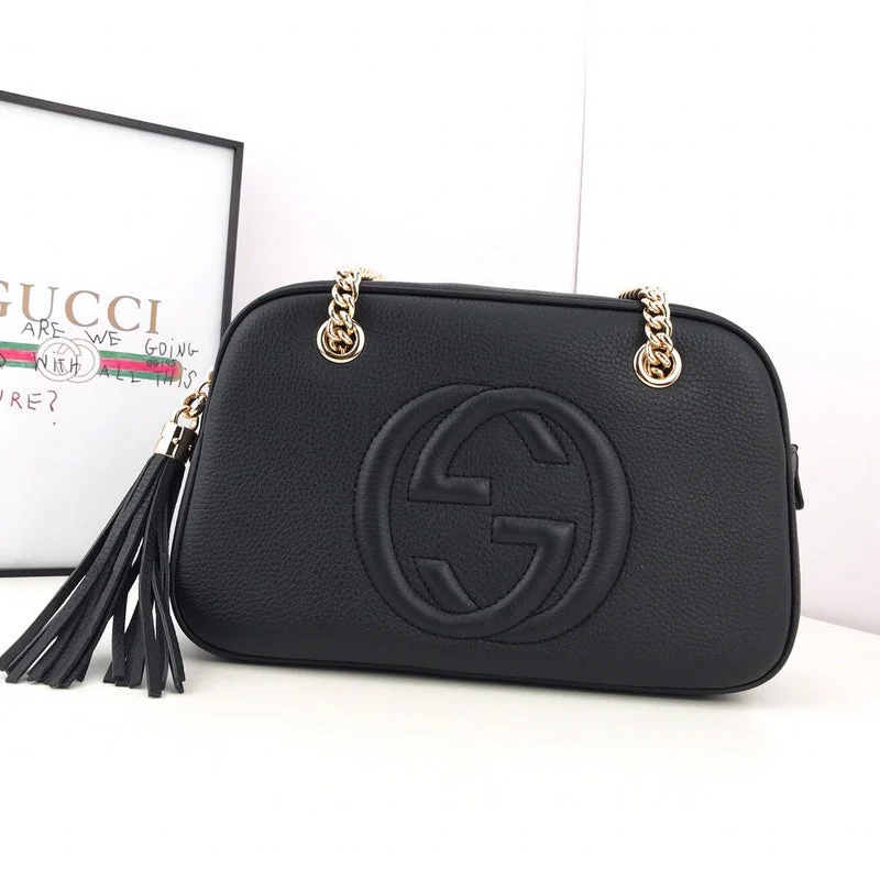 Ladies Gucci shoulder bags with a tassel decorationBC - GUCCI BAG - 2435