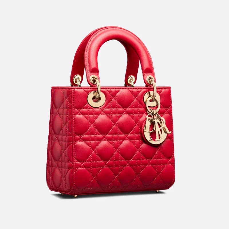 Christian Dior handbags with a snap - button closure and a decorative buckleSMALL LADY DIOR MY ABCDIOR BAG