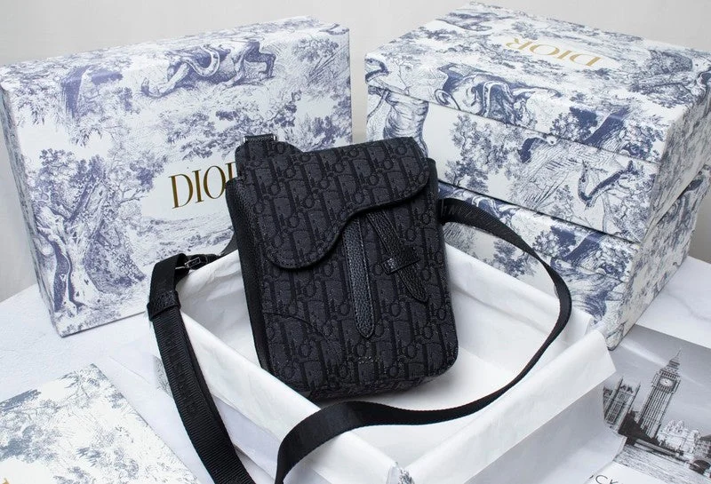 Christian Dior Saddle bags with a patent leather finish for a shiny lookWF - Dior Bags - 826