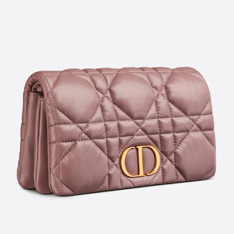 Christian Dior handbags with a back - pocket for quick storageMINI DIOR CARO MACROCANNAGE BAG