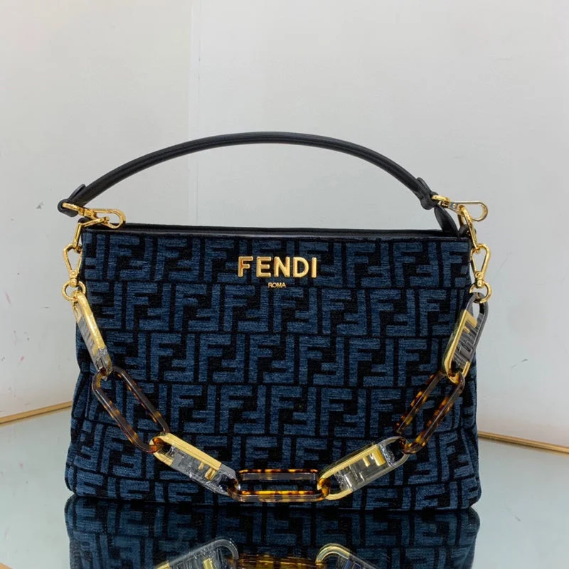 Ladies Fendi Peekaboo bags with a hand - stitched leather handle for artisanal charmBC - FENDI BAGS - 011