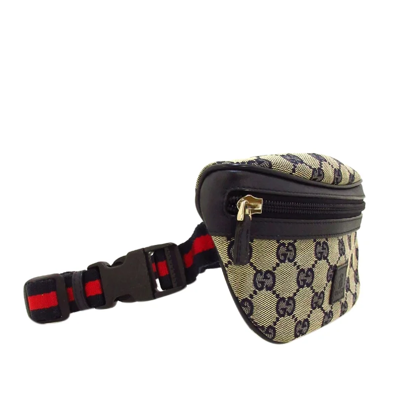 Women Gucci bags with interlocking G hardware for a classic lookGucci GG Canvas Childrens Belt Bag (30842)