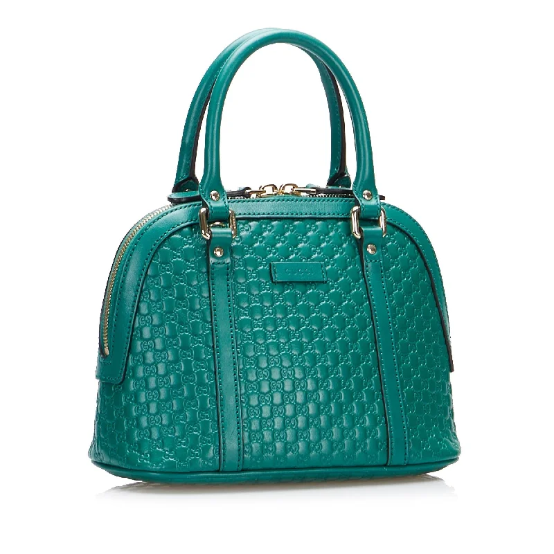 Gucci backpacks for women with a multi - pocket designGucci Mini Microguccissima Dome Satchel (SHG-N0rHob)