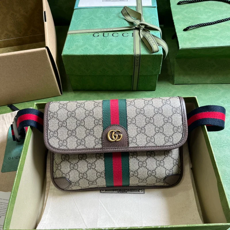 Women Gucci Sylvie bags with a monogram - embossed leatherWF - Gucci Bags - 1386