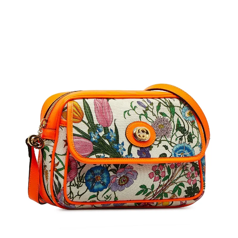 Gucci handbags for women with a beaded trimGUCCI Small Flora Crossbody Bag