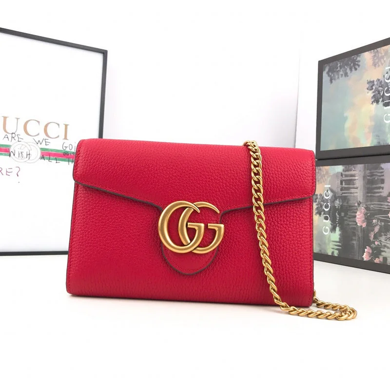 Women Gucci bags with a zip - around closure for securityBC - GUCCI BAG - 2449