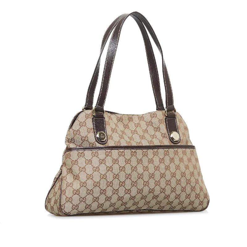 Women Gucci Sylvie bags with a monogram - embossed leatherGucci GG Canvas Charmy Shoulder Bag (z05jIQ)