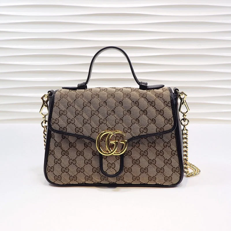 Women Gucci crossbody bags with a woven leather strapWF - Gucci Bags - 1391