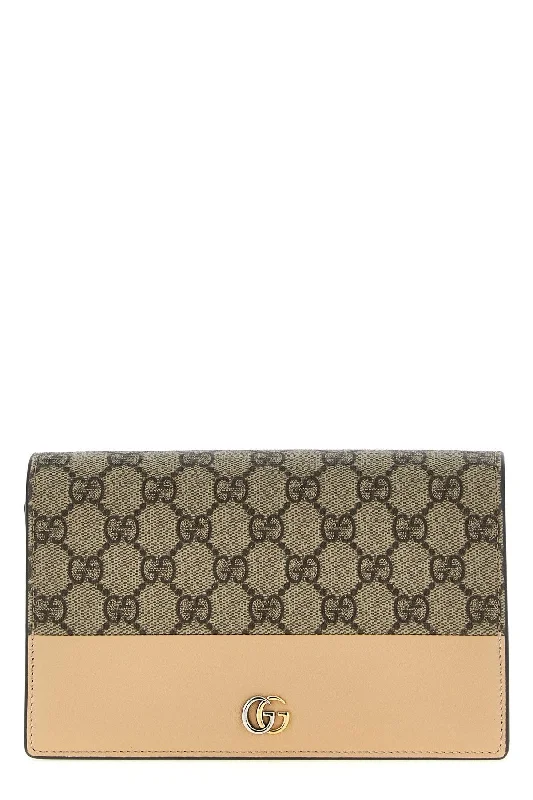 Women Gucci Sylvie bags with a monogram - embossed leatherGucci Women 'Gg Marmont' Wallet