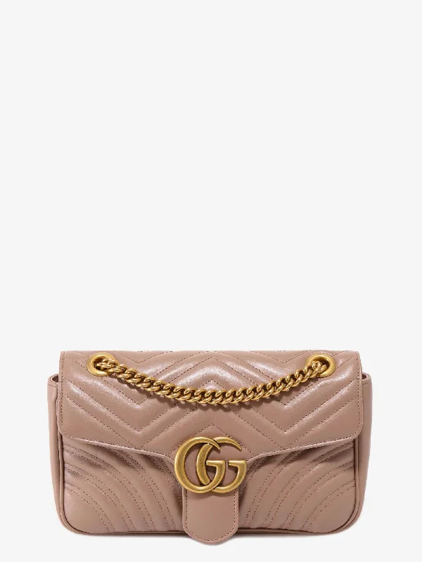 Gucci Marmont bags for women with a snakeskin - effect panelGucci Woman Gucci Woman Pink Shoulder Bags