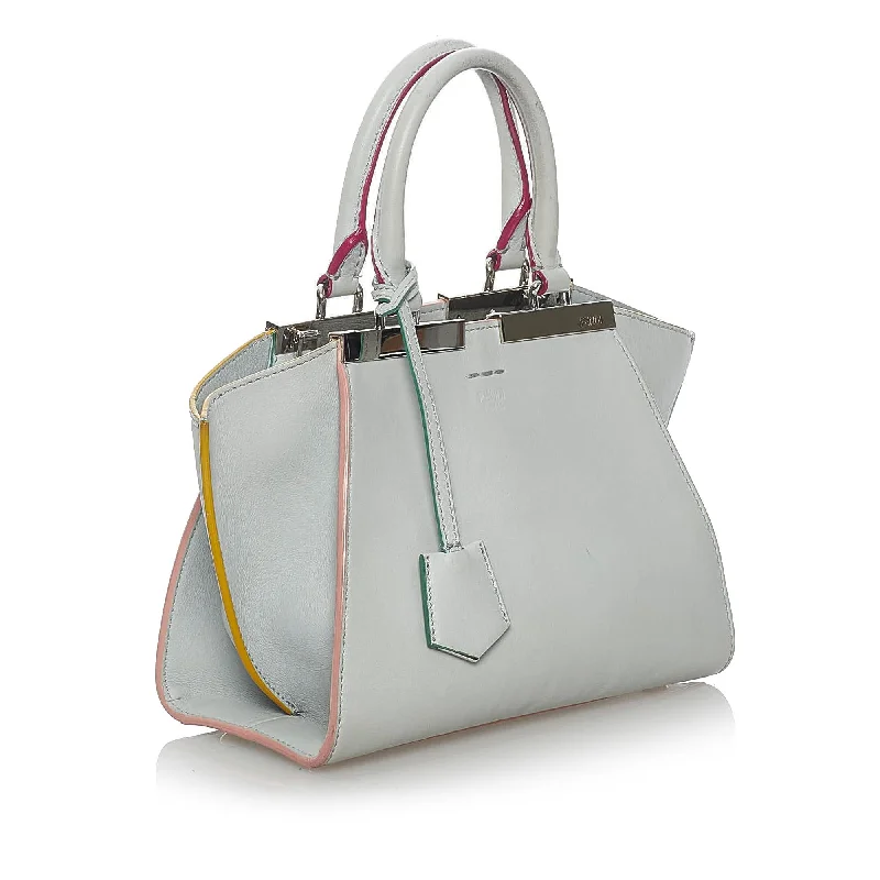 Fendi tote bags with a spacious interior and multiple pockets for daily essentialsFendi 3Jours Leather Handbag (SHG-30193)