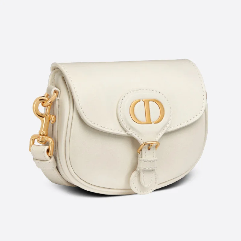 Christian Dior Saddle bags with a patent leather finish for a shiny lookMICRO DIOR BOBBY BAG