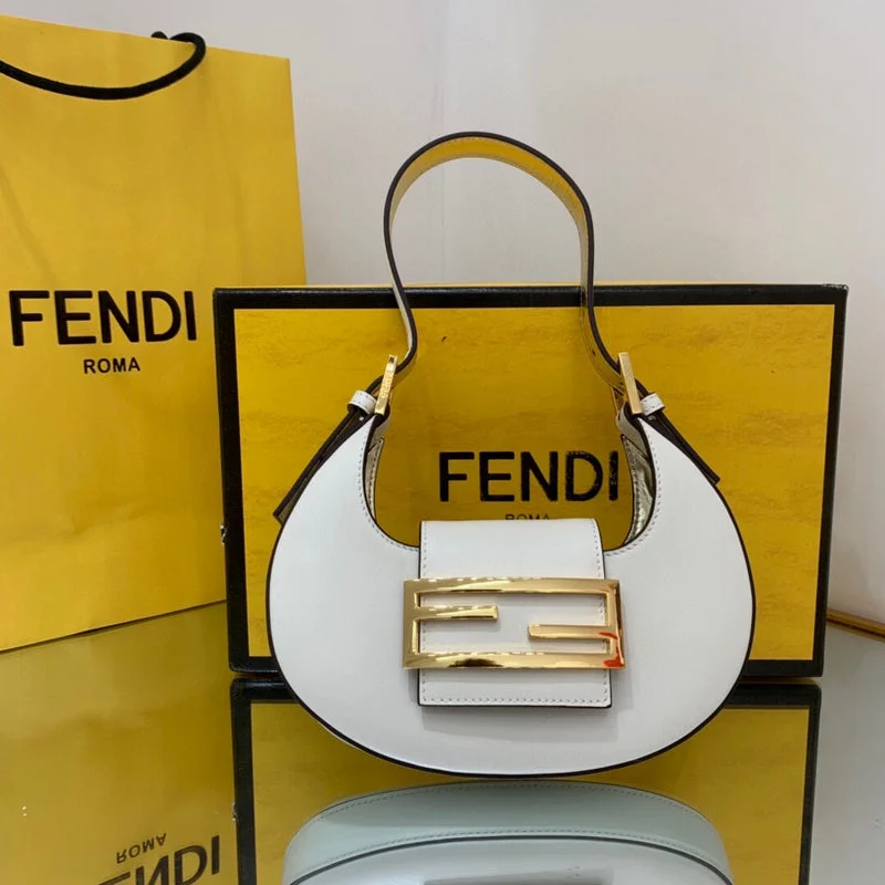 Fendi handbags with a metal - framed clasp for durability and a stylish lookBC - FENDI BAGS - 009