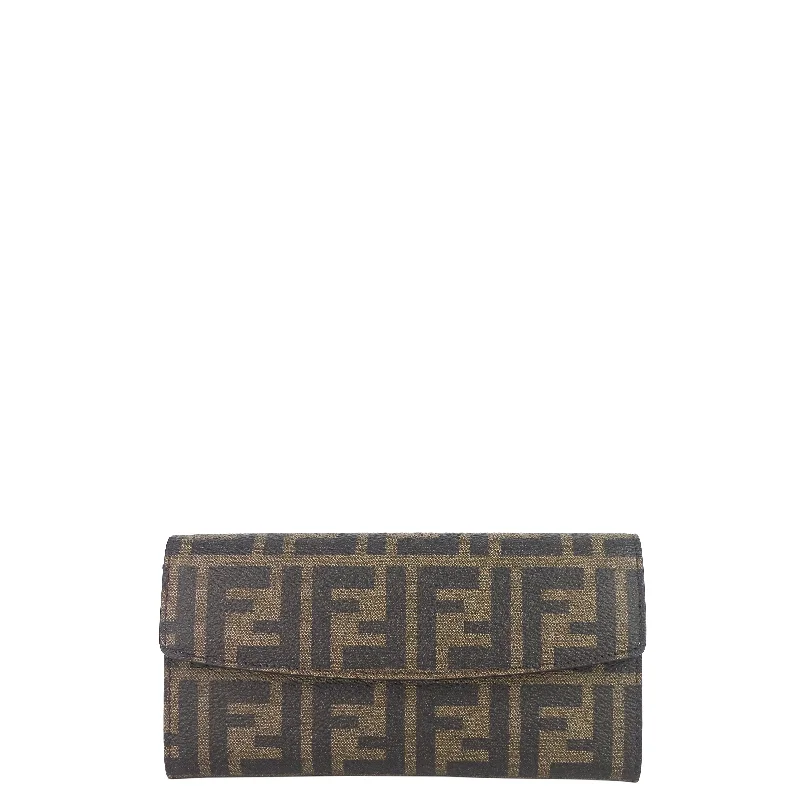 Fendi crossbody bags with a faux fur trim for a warm and stylish winter accessoryMonogram Canvas Simply Continental Flap Wallet