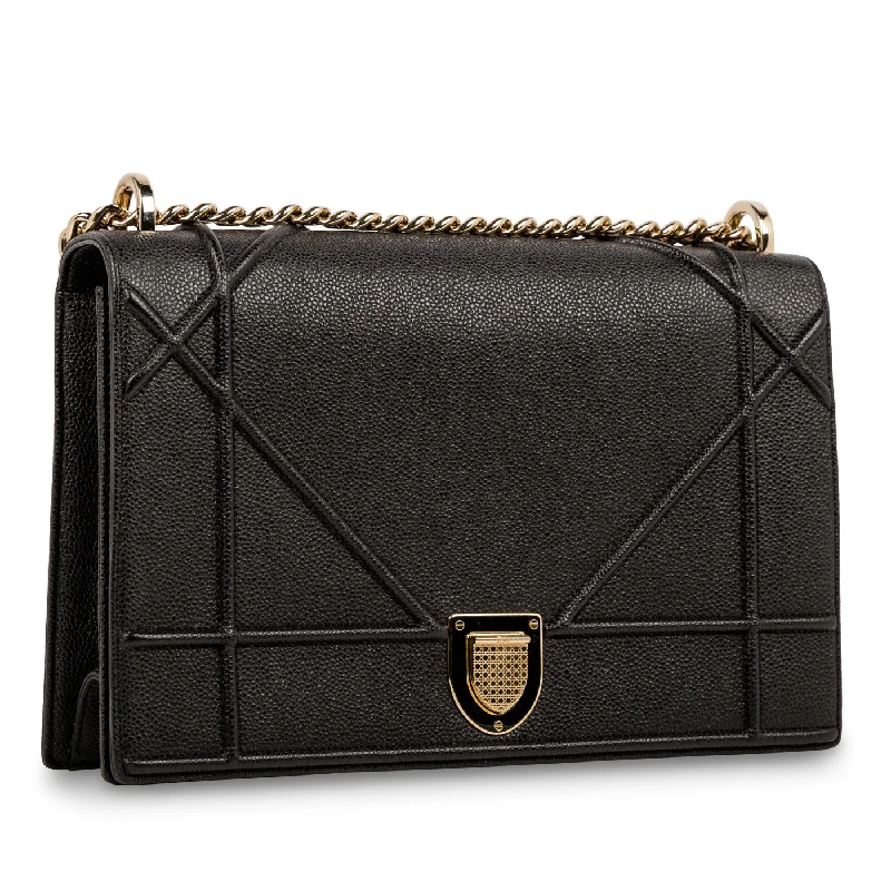 Christian Dior crossbody bags with a front - flap pocket for easy accessLarge Diorama Flap Bag