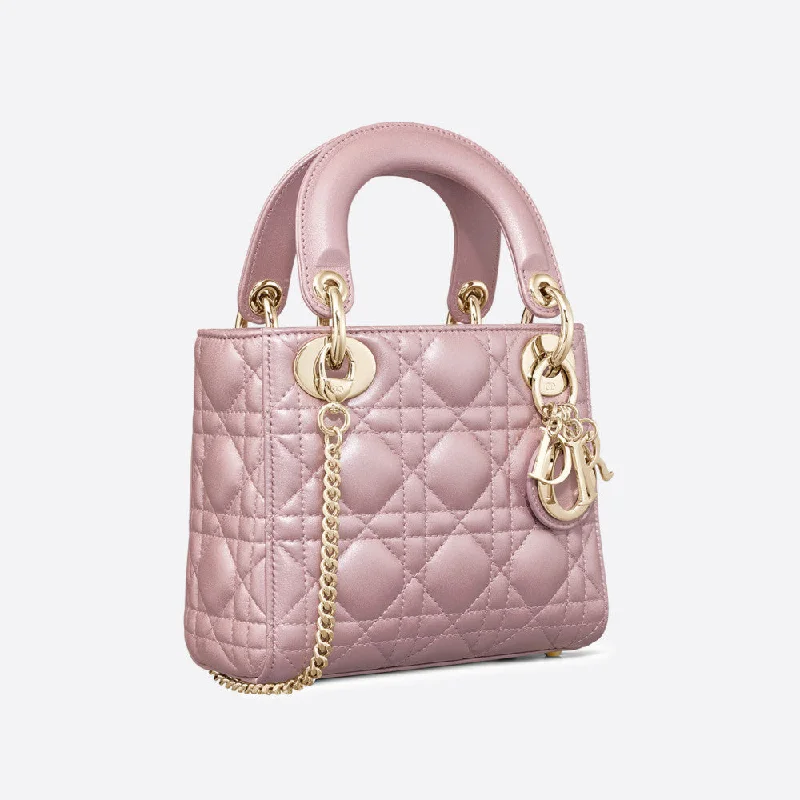 Christian Dior handbags with a removable shoulder strap for versatilityMINI LADY DIOR BAG