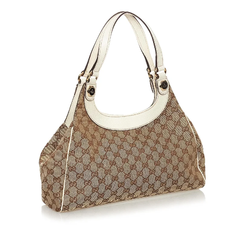 Ladies Gucci Dionysus bags with a chain - link shoulder strapGucci GG Canvas Charmy Shoulder Bag (33687)