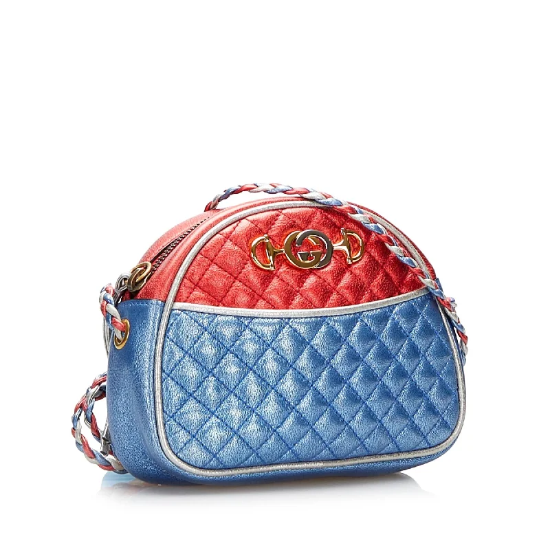 Ladies Gucci shoulder bags with a wide - width strapGucci Trapuntata (SHG-fwy0a0)