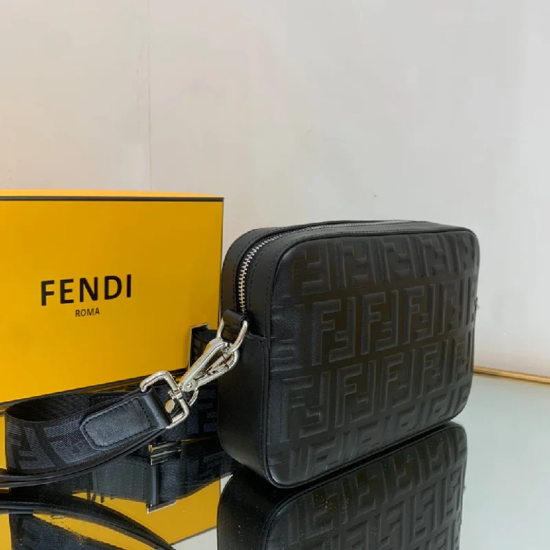 Fendi crossbody bags with a faux fur trim for a warm and stylish winter accessoryWF -  Fendi Bag - 145