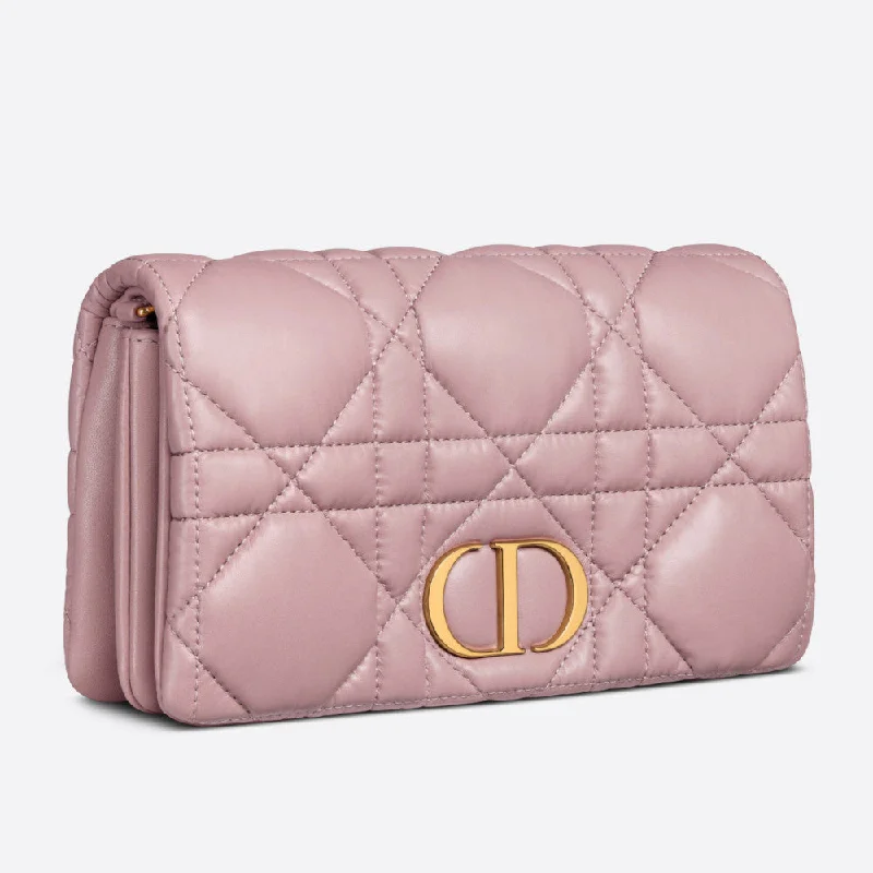 Christian Dior backpacks with a sleek, minimalist silhouetteMINI DIOR CARO MACROCANNAGE BAG