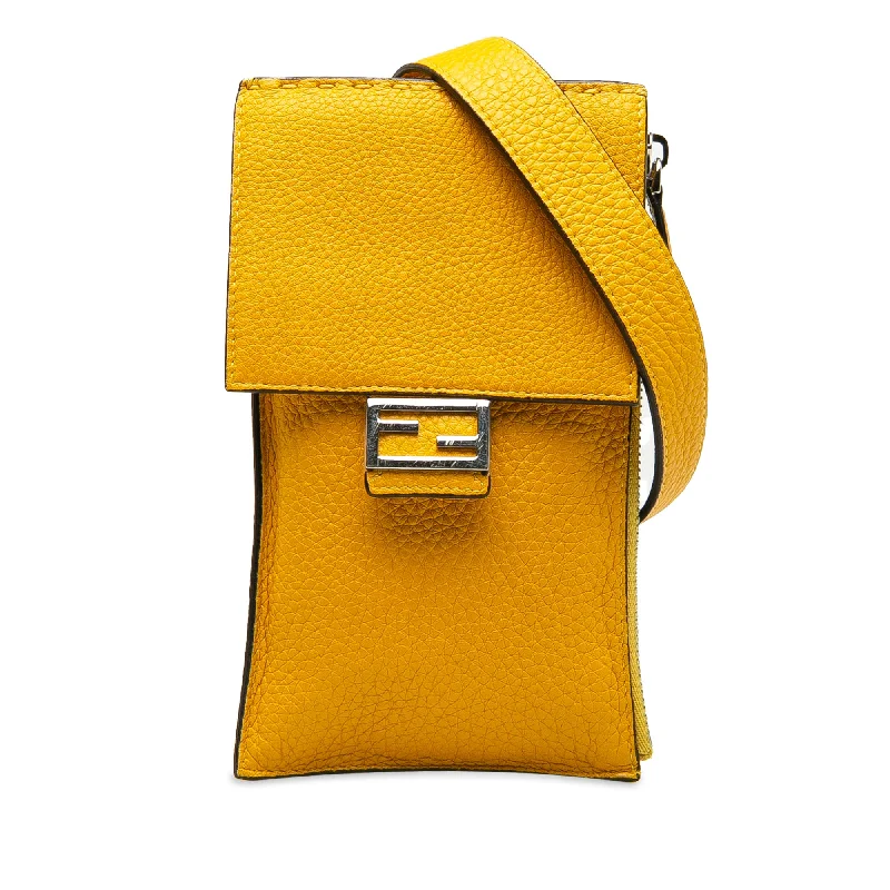 Fendi backpacks with a padded laptop sleeve for travel and work - related useYellow Fendi Baguette Phone Crossbody