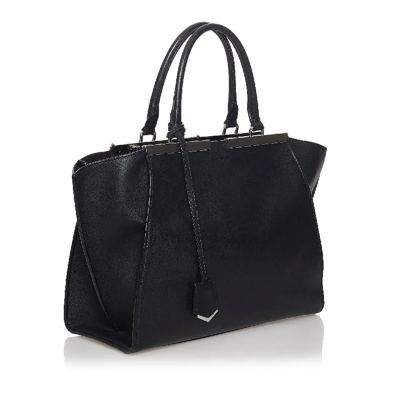 Fendi tote bags with a water - resistant lining for practicality during rainy daysFendi 3Jours Leather Satchel (SHG-31185)