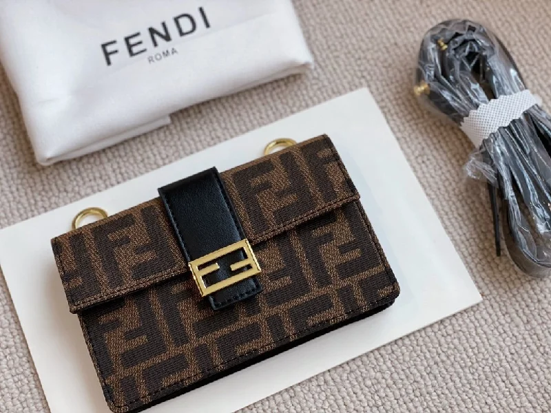 Fendi bags with a front - flap pocket and a turnlock for a classic and elegant aestheticEN   Designer bags by Fendi 130