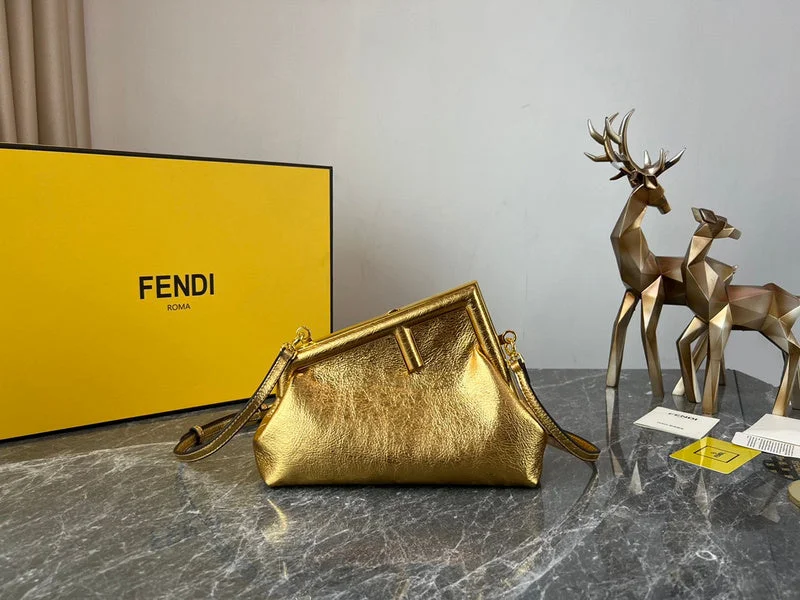 Ladies Fendi Peekaboo bags with a hand - stitched leather handle for artisanal charmBC - FENDI BAGS - 060