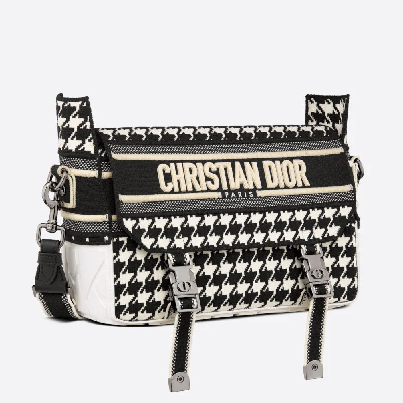 High - fashion Christian Dior bags with a geometric patternSMALL DIORCAMP BAG