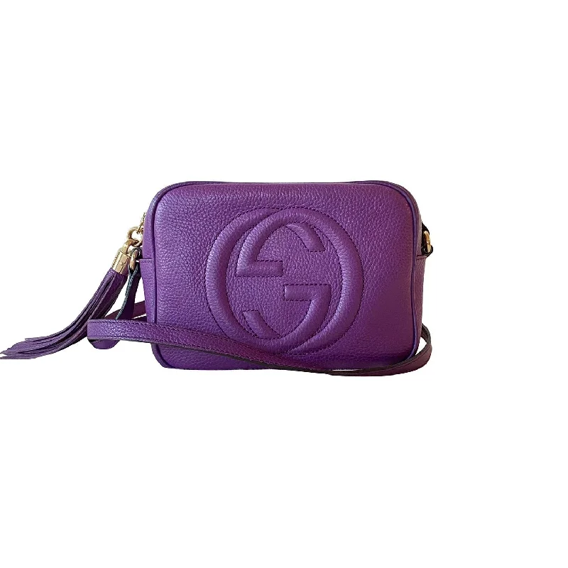 Gucci tote bags for women with a water - resistant coatingGucci Soho Small Leather Disco Bag