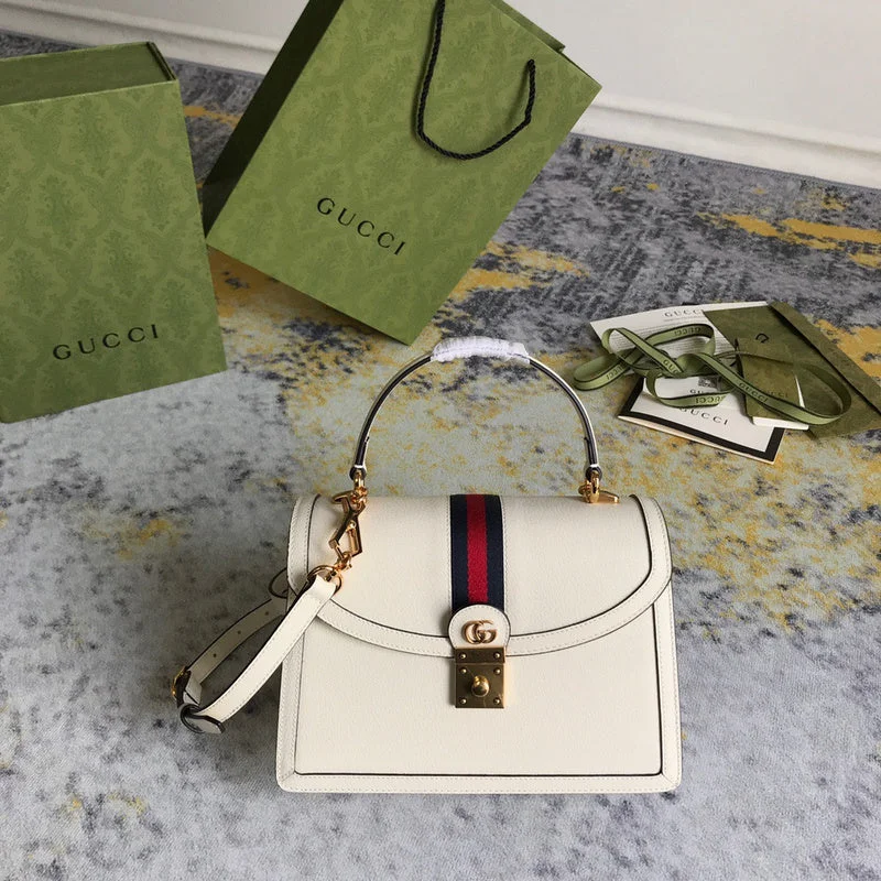 Women Gucci bags with a snap - button closure and a decorative charmBC - GUCCI BAG - 2813