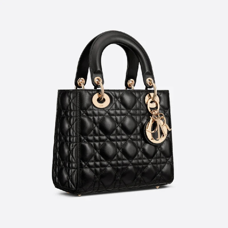 Christian Dior Saddle bags with a studded trim for a bold lookSMALL LADY DIOR MY ABCDIOR BAG