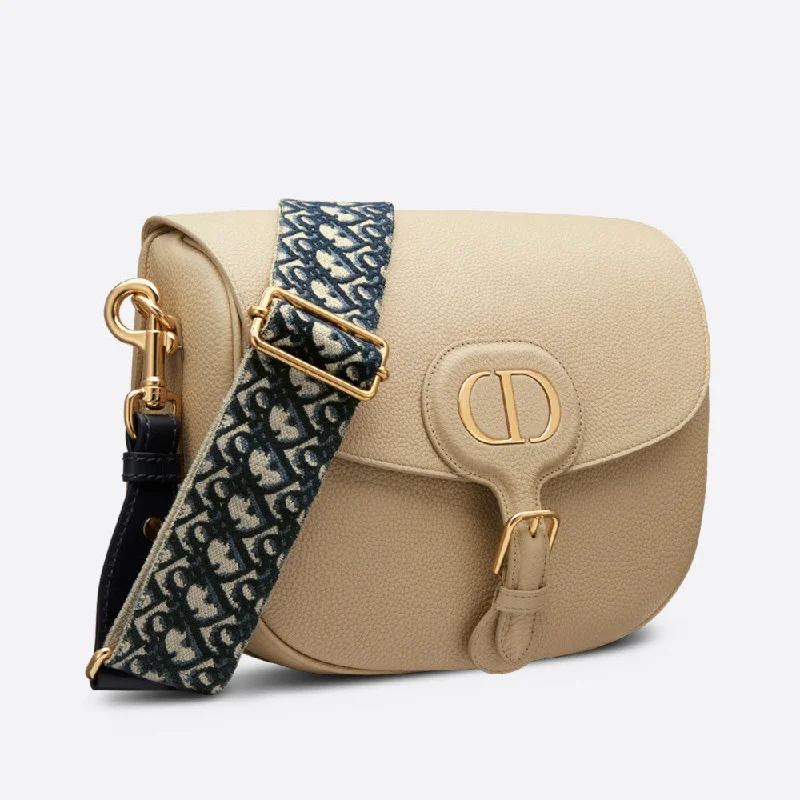 Christian Dior bags with a quilted pattern and gold - toned hardwareLARGE DIOR BOBBY BAG