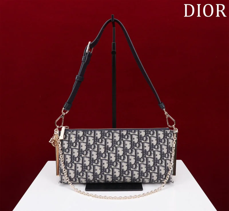 Christian Dior handbags with a snap - button closure and a decorative buckleWF - Dior Bags - 743