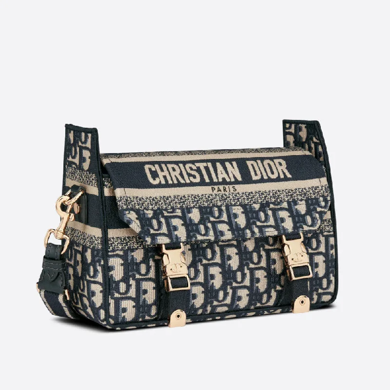 Christian Dior handbags with a back - pocket for quick storageSMALL DIORCAMP BAG