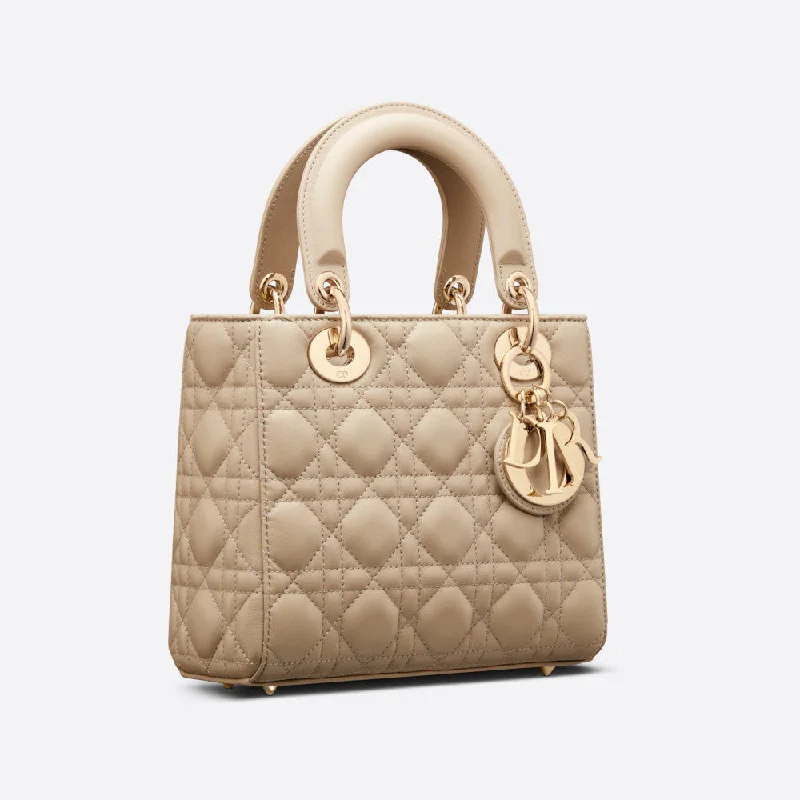 Christian Dior handbags with a snap - button closure and a decorative buckleSMALL LADY DIOR MY ABCDIOR BAG