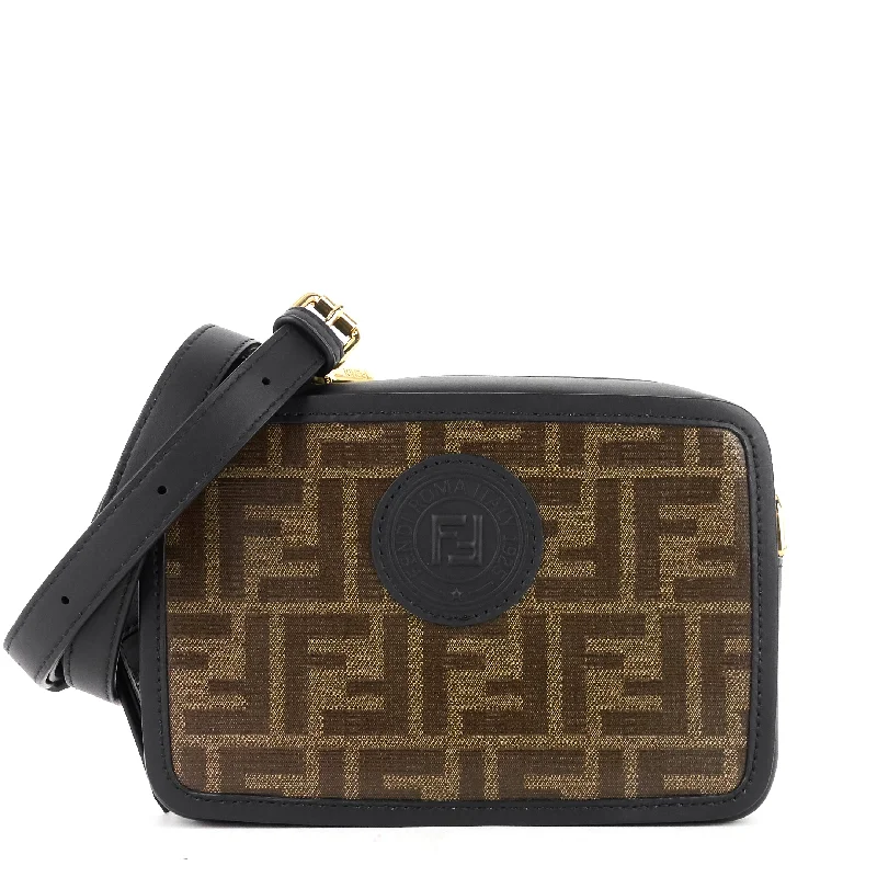 Ladies Fendi Peekaboo bags with a hand - stitched leather handle for artisanal charmCamera Coated Monogram Canvas Bag