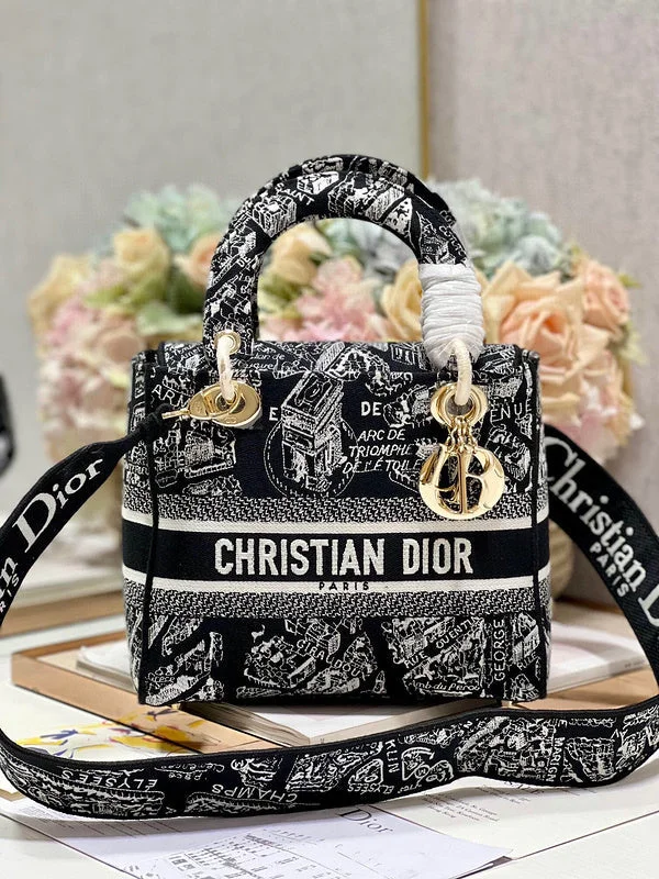 Christian Dior handbags with a detachable mirror for on - the - go touch - upsWF - Dior Bags - 728