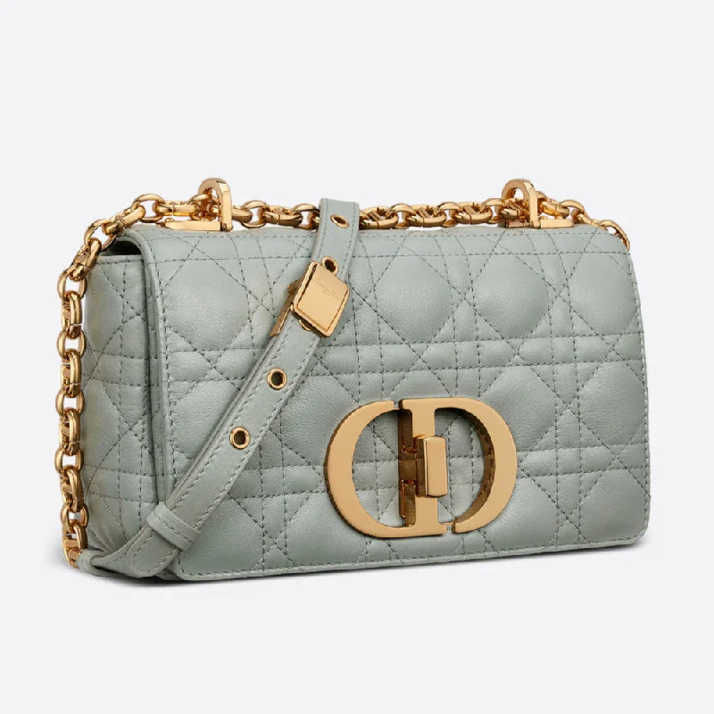 Christian Dior bags with a side - pocket for holding a water bottleSMALL DIOR CARO BAG