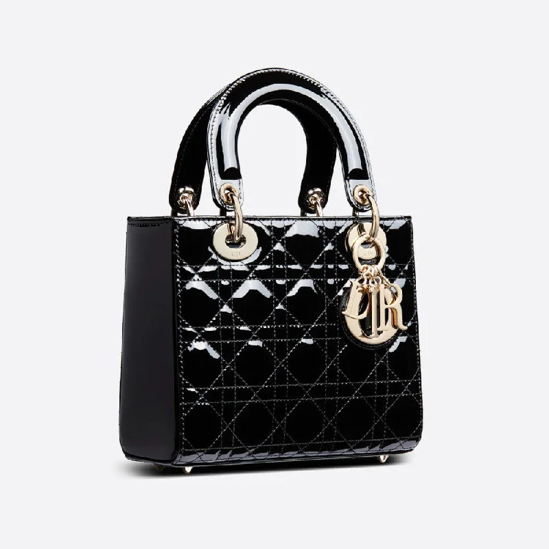 Christian Dior Saddle bags with a studded trim for a bold lookSMALL LADY DIOR BAG