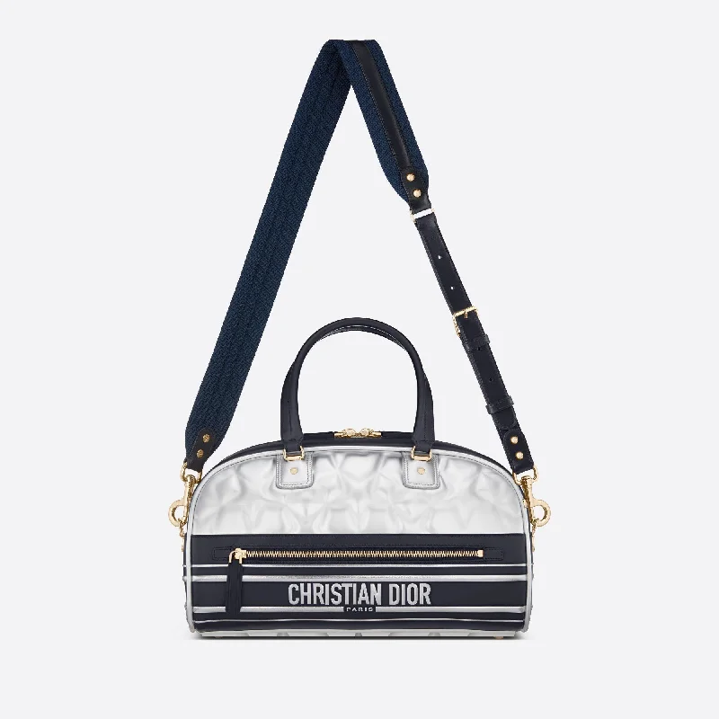 Trendsetting Christian Dior crossbody bags with a colorful strapMEDIUM DIOR VIBE ZIP BOWLING BAG