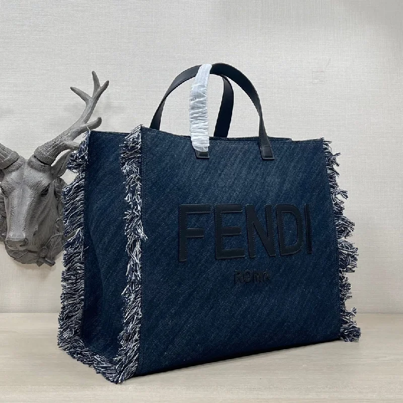 Fendi bags with a leather - bound notebook insert for jotting down notesWF -  Fendi Bag - 090